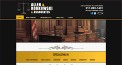 Desktop Screenshot of allenandkorkowski.com